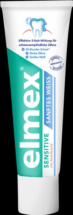 Actual product image Elmex SENSITIVE soft white toothpaste (75 ml)