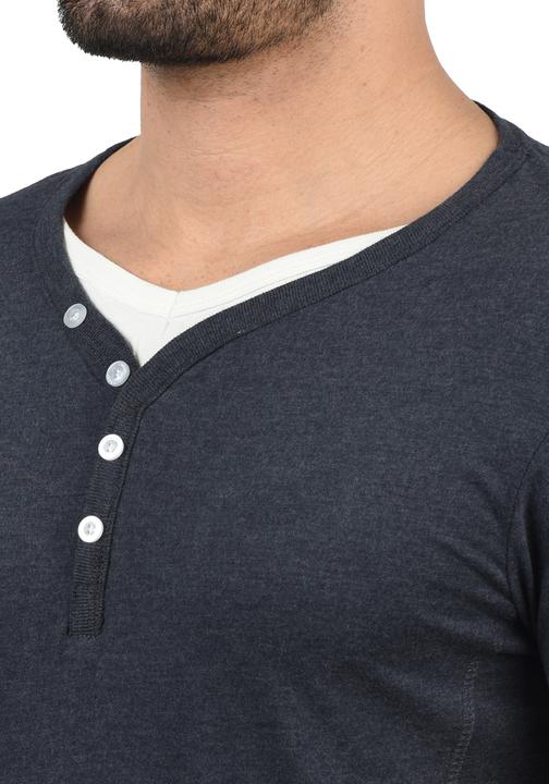 Immagine prodotto Solid Dorian T-Shirt A Maniche Corte Maglietta Da Uomo Con Collo Grandad (3XL)