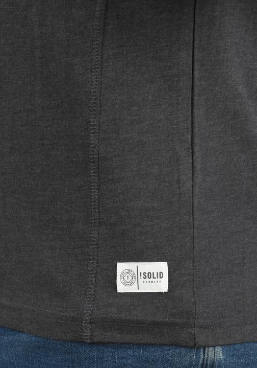 Immagine prodotto Solid Dorian T-Shirt A Maniche Corte Maglietta Da Uomo Con Collo Grandad (S)