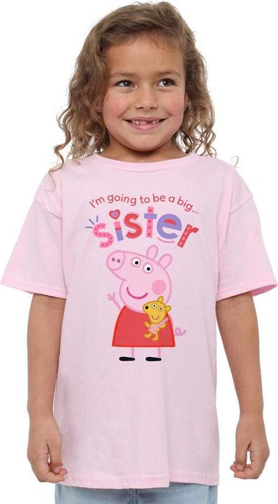 Actual product image Peppa Pig Childrens/Kids Big Sister T-Shirt (128)
