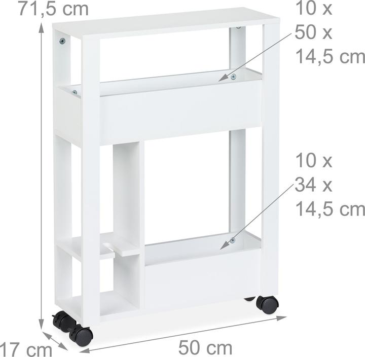 Actual product image Relaxdays Nischenwagen