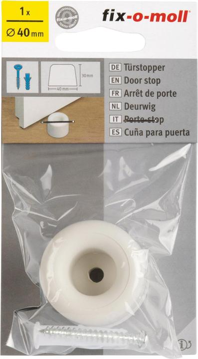 Immagine prodotto Fix-o-moll Tappo per porta con vite (1 Pezzo/i, Ø 4 x 3 cm)