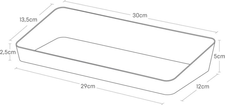 Actual product image Yamazaki Tower (30 x 13.5 x 5 cm, 510 l)