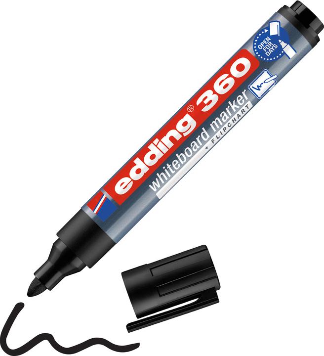 Actual product image Edding Whiteboard markers 360 (Black, 1.50 mm, 1 x)
