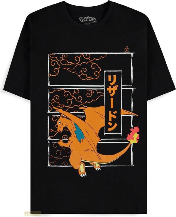 Difuzed Pokémon - Charizard Men's Short Sleeved T-shirt - L (L)