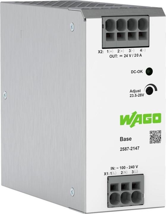 Image du produit Wago 2587-2147 Primär getaktete Stromversorgung Base 1ph