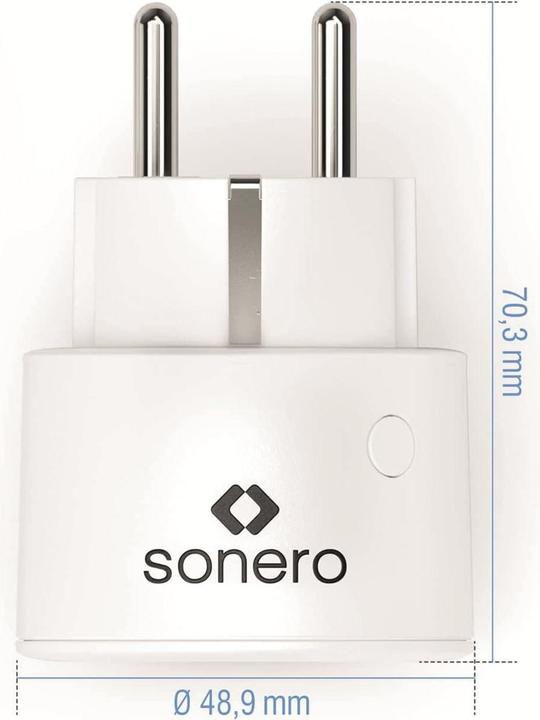 Actual product image Sonero Radio-controlled socket outlet white, indoor