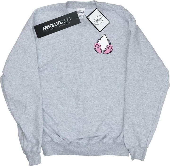 Actual product image Disney Girls Daisy Duck Backside Breast Print Sweatshirt (128)
