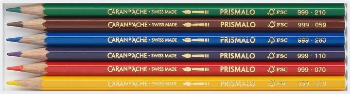 Produktbild Caran d'Ache Prismalo Aquarelle Kartonschachtel (Mehrfarbig, 6 x)