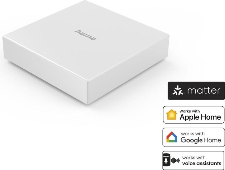 Actual product image Hama Smart home hub, Matter, Zigbee, Thread, for voice/app control (00176637)