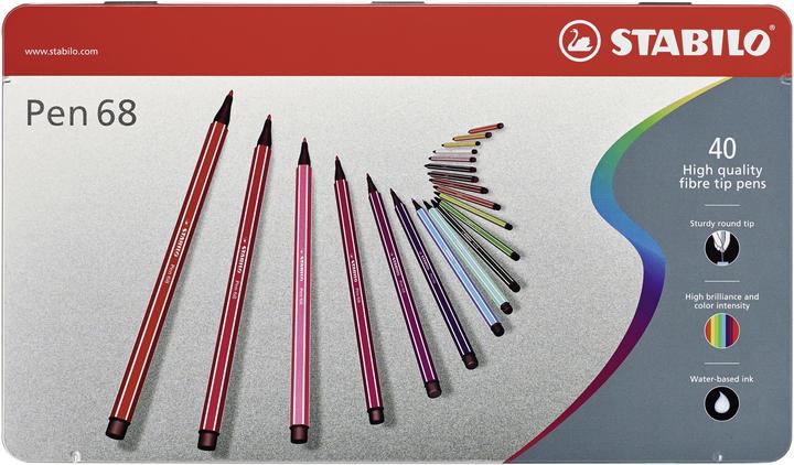 Immagine prodotto STABILO Penna 68 (Multicolore, 40 x)