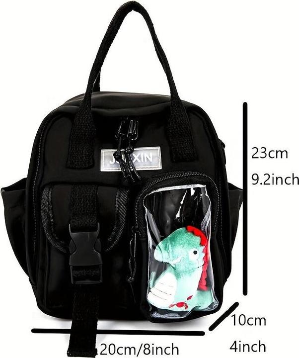 Image du produit Only-Bags.Store Mini sac à dos mignon dinosaure, solide couleur mode occasionnelle simple sac à dos unique