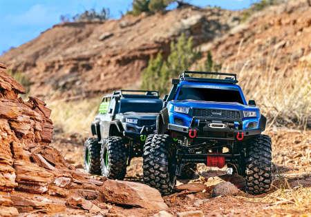 Produktbild Traxxas Trx-4 Sport High Trail M-Blau 1/10 4wd Scale-Crawler Rtr Brushed, Ohne Akku Und Ladegerät (RTR Ready-to-Run)