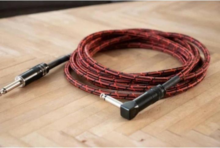Produktbild Cordial EI 3 PR-TWEED-RD Instrumenten Anschlusskabel (1x Klinkenstecker 6.3 mm ( (3 m, 2.5mm)
