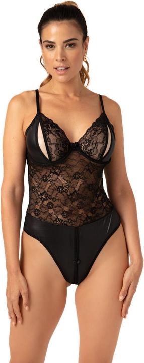 Produktbild Christine Le Duc Ouvert WetlookBody Vesper schwarz (S/M)
