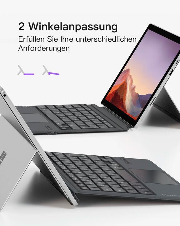Image du produit Inateck Keyboard Surface 02027 gray (KB02027 gray) (DE, Filaire)