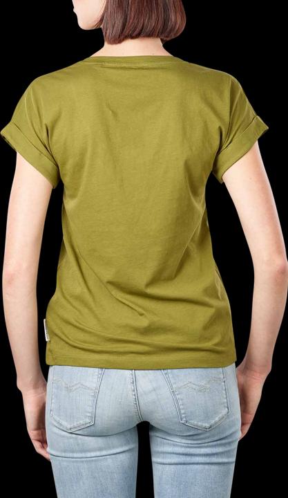 Produktbild Marc O'Polo Deep Round Neck T-Shirt Short Sleeve Fern Green (L)