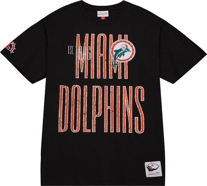 Mitchell & Ness Shirt - TEAM ORIGINS Miami Dolphins - L (L)