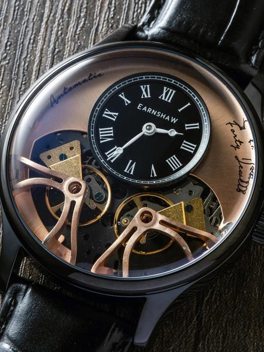 Actual product image Thomas Earnshaw ES-8179-0D Scientists Faraday 44mm (Analogue wristwatch, 44 mm)
