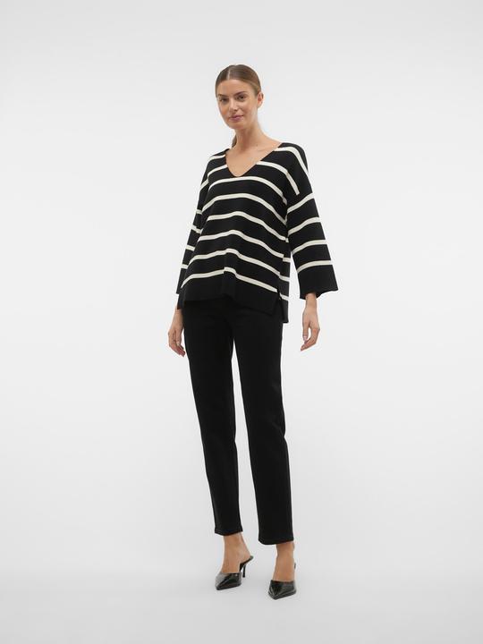 Produktbild Vero Moda V-Ausschnitt Tief angesetzte Schulter Pullover Strickpullover (S)