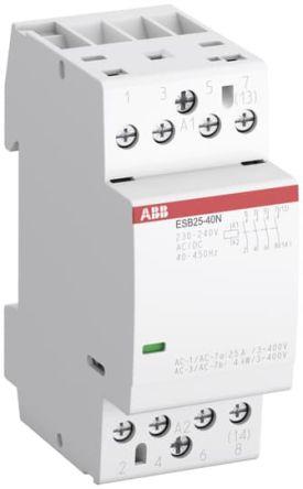 Produktbild ABB ESB40-22N-06 ESB Leistungsschütz / 230 V ac/dc Spule, 2 -polig 2 Schliesser + 2 Öffner / 40 A, Si