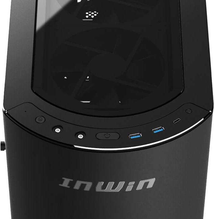 Produktbild In Win Gehäuse||915|Tower|Nicht im Glauben enthalten|ATX|EATX|MicroATX|MiniITX|Farbe Schwarz|915BLACK (ATX, mATX, Mini-ITX, E-ATX)