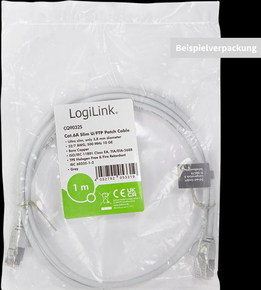 Actual product image LogiLink Network cable (STP, CAT6a, 0.30 m)