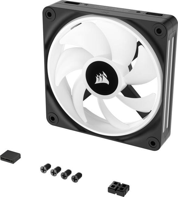 Image du produit Corsair Ventilateur iCUE LINK QX120 RGB 120 mm PWM (noir, kit d'extension) (120 mm, 1 x)