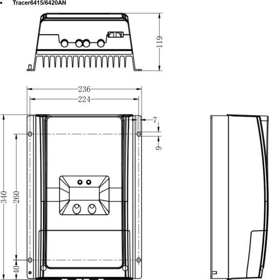 Actual product image Epever Tracer AN Tracer6420AN