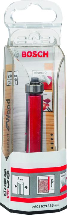 Produktbild Bosch Professional Zubehör Bündigfräser Expert for Wood Laminate, 8 mm, D1 12,7 mm, L 40 mm, G 84 mm