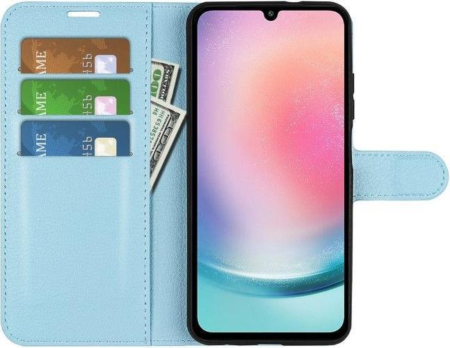 Produktbild MU Classic Litchi Leder Bookcover Series (Samsung Galaxy A25 5G)
