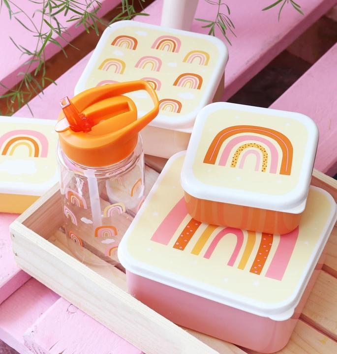 Immagine prodotto A Little Lovely Company ALLC Scatola per il pranzo e lo spuntino Rainbow SBSERA41
