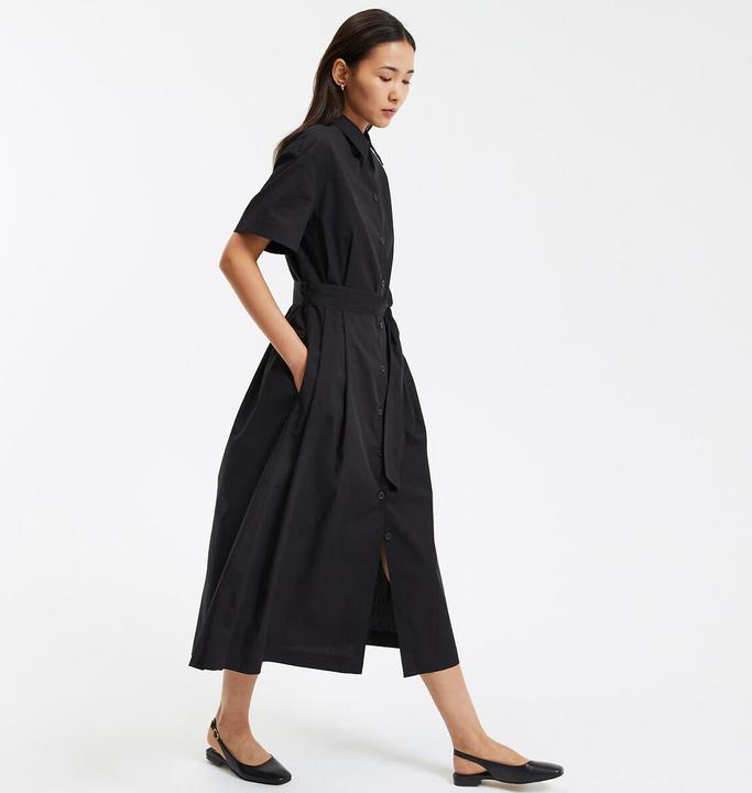 Actual product image La Redoute Collections Blouse dress with tie belt (38)