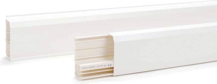 Produktbild OBO Bettermann Sockelleistenkanal RAUDUO Unterteil 6132205 (200 cm)