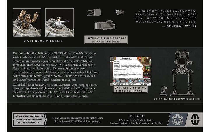 Actual product image FFG Star Wars: Legion - AT-ST Runner, miniatures game, for 2 players, ages 14 and up (German)
