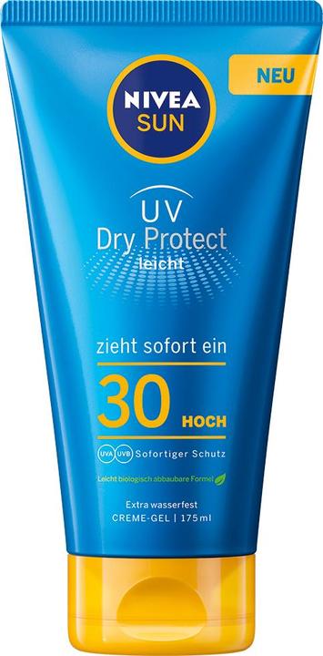 NIVEA Sun, wasserdicht, Sonnenschutz, SPF 30, 175 ml Creme (Sonnencreme, SPF 30, 175 ml)