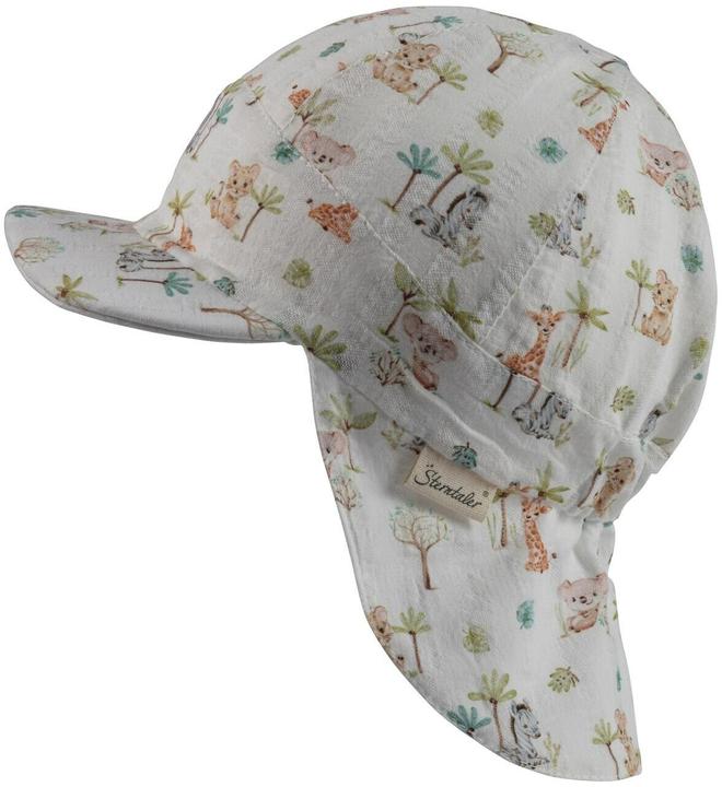 Immagine prodotto Sterntaler Cappello estivo con paracollo Animal Babies Ecru taglia 47 (47)