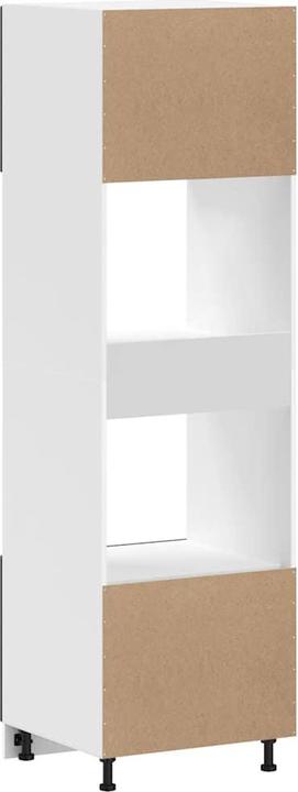 Image du produit VidaXL Armoires de cuisine 2 pcs. Lucca brun imitation chêne Matériau dérivé du bois (60 x 57 x 207 cm)