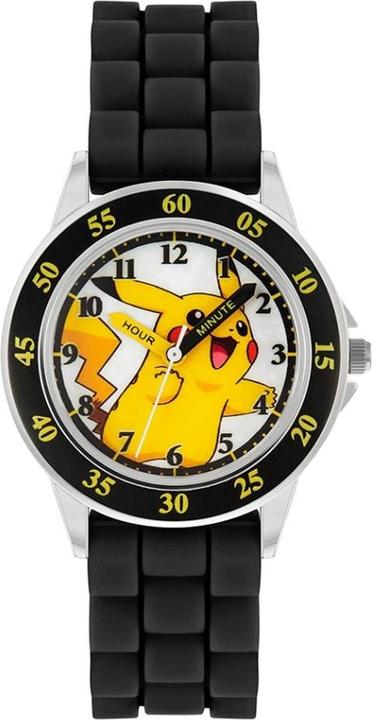 Immagine prodotto Disney Orologio analogico al quarzo per bambini Pokemon con cinturino in silicone POK9048 (Orologio da polso analogico)