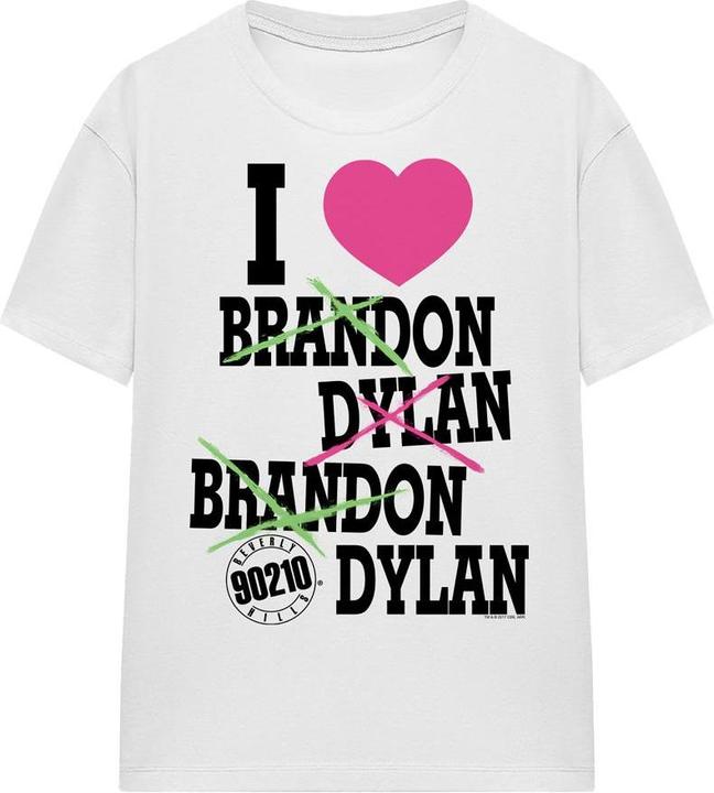 Actual product image 90210 Unisex Adult I Heart T-Shirt (XXL)