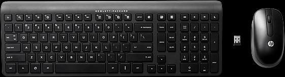 Produktbild HPE Tastatur und Maus-Set Wireless Swiss (Kabellos)