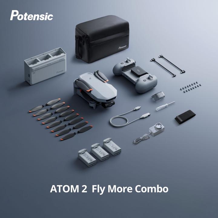 Productafbeelding Potensic Atom 2 Vlieg Meer Combo (32 min, 249 g, 48 Mpx)