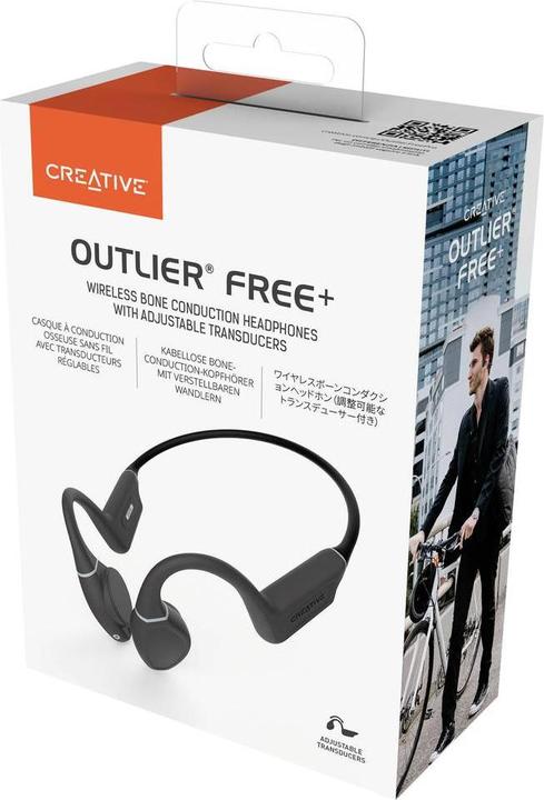 Produktbild Creative Słuchawki kostne Outlier FREE Plus BK (10 h, Kabellos)