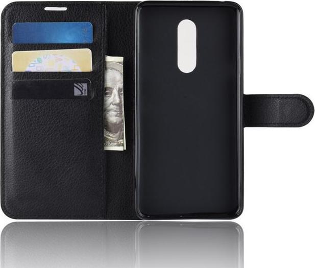 Actual product image MU Classic Litchi Leather Bookcover Series (LG G7 Fit)