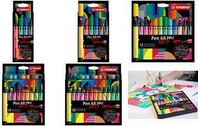 Actual product image STABILO PEN 68 MAX ARTY - fibre-tip pens (Multicoloured, 24 x)