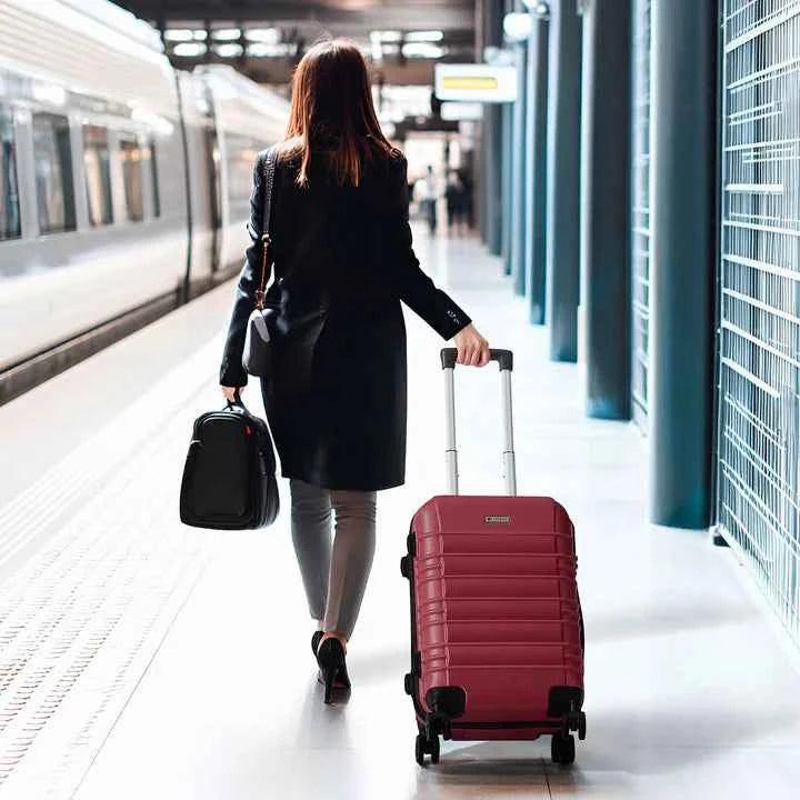 Produktbild Juskys 3-teiliges Hartschalenkoffer-Set mit 360° Rollen (120 l, M (50 - 90l), XL (ab 115l))