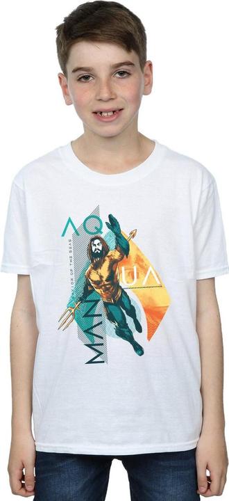 Immagine prodotto Aquaman Tropical Icon Maglietta Ragazzi (128)