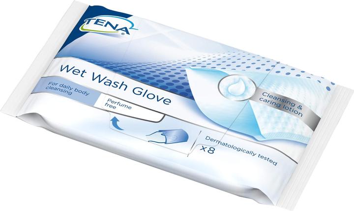Actual product image Tena Wet Wash Glove unscented (8 x)