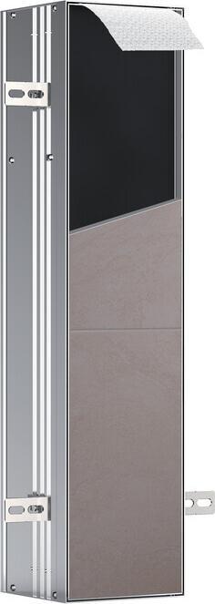 Actual product image Emco WC module ASIS PLUS UP 658x154mm door hinge right Aluminium
