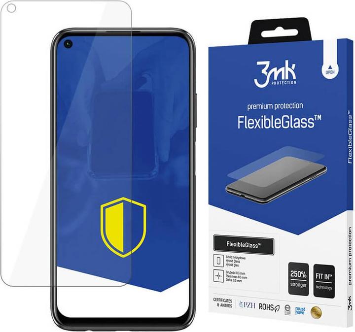 Actual product image 3MK FlexibleGlass screen protector, display film (1 Piece, Huawei P40 Lite E)